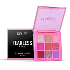 Deals, Discounts & Offers on Beauty Care - RENEE Fearless Eyeshadow Palette - Pink 12gm, Shimmery and Matte Vibrant Shades, Travel Friendly, Long Lasting, Non Creasing, Easy-to-blend & Build Up