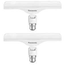 Deals, Discounts & Offers on  - Panasonic 10W B22 LED Cool Day Light T Bulb, Pack of 2