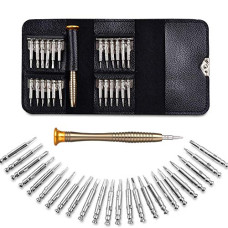 Deals, Discounts & Offers on Hand Tools - Cable World Heavy Magnet Pocket Size 25 in 1 Mini Screwdriver Bits set with Flexible Extension Rod with small leather carrying case