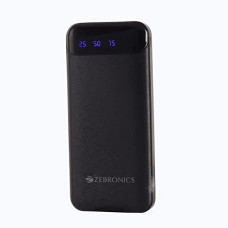 Deals and Offers on - ZEBRONICS ZEB-MB10000S4 Dual Output Percentage LED Display Mobile/Tablet Compatible Type C & Micro USB Input Over Charge Protection Overload Protection Short Circuit Protection Texture Finish Deals, Discounts & Offers on - ZEBRONICS ZEB-MB10000S4 Dual Output Percentage LED Display Mobile/Tablet Compatible Type C & Micro USB Input Over Charge Protection Overload Protection Short Circuit Protection Texture Finish