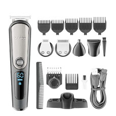 Deals, Discounts & Offers on Health & Personal Care - VGR V-105 5-in-1, Face, Hair and Body - Multi Grooming Kit, Hair Trimmer, Beard Trimmer, Ear & Nose Trimmer, Head Shaver Full Body Grooming Kit, Fully Washable IPX6 Waterproof, Runtime: 60 minutes