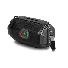 Deals, Discounts & Offers on Electronics - Krisons QUBE Bluetooth Speaker 10W Multi-Media Bluetooth Party Speaker with RGB Lights, USB, SD Card and FM Radio Black