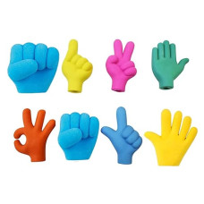 Deals, Discounts & Offers on  - Crackles Hand Shape Gestures Erasers