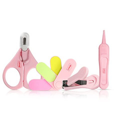 Deals, Discounts & Offers on Baby Care - Luv Lap Baby Grooming - Manicure Set, 4pcs, Pink, 0m+