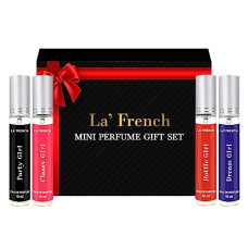 Deals and Offers on Beauty Care - La French Sassy Mini Perfume Gift Set for Women 4 X 10 ml | Premium Long Lasting | Eau De Parfum | Luxury Scent Pack of 1 Gift Set Deals, Discounts & Offers on Beauty Care - La French Sassy Mini Perfume Gift Set for Women 4 X 10 ml | Premium Long Lasting | Eau De Parfum | Luxury Scent Pack of 1 Gift Set
