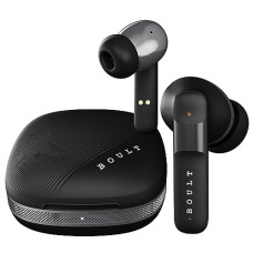 Deals, Discounts & Offers on Headphones - Boult Audio Newly Launched W50 Bluetooth Truly Wireless in Ear Earbuds with 50H Playtime, Quad Mic ENC, 45ms Low Latency Gaming, Dual Tone Fast Charging Case, 13mm Bass Drivers, IPX5 TWS (Ash Black)
