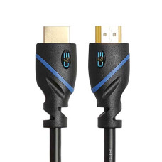 Deals, Discounts & Offers on Accessories - C & E HDMI-12 Ft -(M-M) 4K HDMI Cable High Speed 10.2GbpsCable,4K, 3D, 2160P, 1080P, Ethernet - Audio Return(ARC) Compatible UHD TV, Blu-ray, PS4, PS3, PC (Black, For TV)