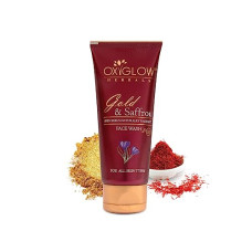 Deals, Discounts & Offers on Beauty Care - Oxyglow Golden Glow Gold and Saffron Face Wash, 100ml