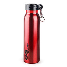 Deals, Discounts & Offers on  - Cello Beatle Stainless Steel Double Walled Water Bottle, Hot and Cold, 550ml, 1pc, Pink