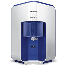 Deals, Discounts & Offers on  - Havells AQUAS Water Purifier, First corner mounting design (Patented)|Copper+Zinc+pH Balance+Natural Minerals|5 stage Purification|7L Transparent Tank|RO+UF Purification Tech. (White and Blue)