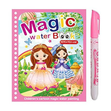 Deals, Discounts & Offers on  - Storio Water Magic Book, Magic Doodle Pen, Coloring Doodle Drawing Board Games for Kids, Educational Book