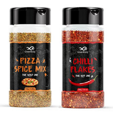 Deals and Offers on - Greenfinity Pizza/Pasta Seasoning | Italian Herbs | Red Chilli Flakes 35 gm, Oregano 30 gm Deals, Discounts & Offers on - Greenfinity Pizza/Pasta Seasoning | Italian Herbs | Red Chilli Flakes 35 gm, Oregano 30 gm