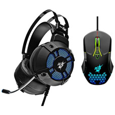 Deals and Offers on - Redgear Cosmo 7,1 USB Gaming Wired Over Ear Headphones with Mic with Virtual Surround Sound & A-15 Wired Gaming Mouse with Upto 6400 DPI, RGB & Driver Customization Deals, Discounts & Offers on - Redgear Cosmo 7,1 USB Gaming Wired Over Ear Headphones with Mic with Virtual Surround Sound & A-15 Wired Gaming Mouse with Upto 6400 DPI, RGB & Driver Customization