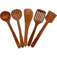 Deals and Offers on - ShopiMoz Multipurpose Wooden Cooking Spoon Utensils Set Deals, Discounts & Offers on - ShopiMoz Multipurpose Wooden Cooking Spoon Utensils Set