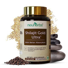 Deals, Discounts & Offers on  - Neuherbs Shilajit Gold Ultra With Better Absorption | 100% Natural Ayurvedic Shilajit Capsules For Strength, Stamina & Energy (60 Capsules Pack of 1)
