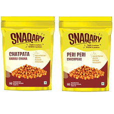 Deals, Discounts & Offers on  - Snaqary Ready to Eat Peanuts | Chai Time Indian Authentic Healthy Snacks | No added artificial Flavour or Preservatives | Perfect Tea Snacks | (chatpata & peri peri, 2)