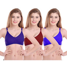 Deals, Discounts & Offers on Women - Women Cotton T-Shirt Non Padded Non-Wired Bra (Pack of 2)