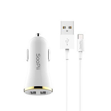 Deals, Discounts & Offers on Mobile Accessories - Soopii 2.4 Ampere Premium High Speed Car Charger