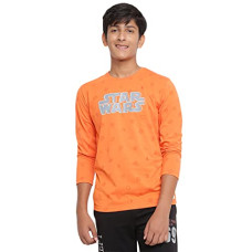 Deals, Discounts & Offers on  - [Sizes 7Years - 10 Years] Li'l Tomatoes Boys Regular Fit Printed Round Neck Cotton Tshirt Dblue