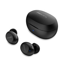 Deals and Offers on - Philips Audio TWS Bluetooth Truly Wireless in Ear Earbuds with Mic IPX5, Touch Control, 18 Hr Playtime (6+12), C-Type Charging (TAT1235, Black) Deals, Discounts & Offers on - Philips Audio TWS Bluetooth Truly Wireless in Ear Earbuds with Mic IPX5, Touch Control, 18 Hr Playtime (6+12), C-Type Charging (TAT1235, Black)