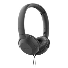 Deals, Discounts & Offers on Headphones - Philips Audio Upbeat Tauh201 Wired On Ear Headphones with Mic (Black)