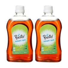 Deals and Offers on - Amazon Brand - Presto ! Antiseptic Liquid - 500 ml X 2 Deals, Discounts & Offers on - Amazon Brand - Presto ! Antiseptic Liquid - 500 ml X 2