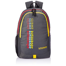 Deals, Discounts & Offers on Backpacks - Amazon Brand - Solimo Nylon Backpack, 34 Ltr (DARK GREY)