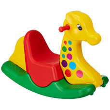 Deals and Offers on - Amazon Brand - Jam & Honey Ride-On Giraffe, Multicolor Deals, Discounts & Offers on - Amazon Brand - Jam & Honey Ride-On Giraffe, Multicolor