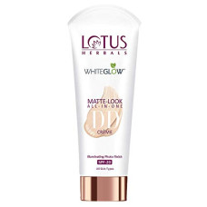 Deals, Discounts & Offers on Beauty Care - Lotus Herbals Whiteglow Matte Cream Look All In One Dd CraMe Spf 20 - Pink Beige, 50g