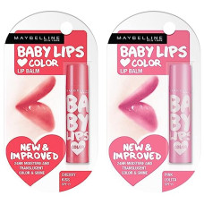 Deals and Offers on - Maybelline New York Baby Lips Lip Balm, Pink Lolita, 4g and Maybelline New York Baby Lips Lip Balm, Cherry Kiss, 4g Deals, Discounts & Offers on - Maybelline New York Baby Lips Lip Balm, Pink Lolita, 4g and Maybelline New York Baby Lips Lip Balm, Cherry Kiss, 4g
