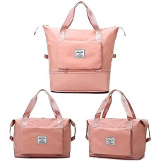 Deals and Offers on - Misti Foldable Travel Duffel Bag, Large Capacity Folding Travel Bag, Travel Lightweight Waterproof Carry Luggage Bag (40 x 23 x 45cm) (Multicolor) (Peach) Deals, Discounts & Offers on - Misti Foldable Travel Duffel Bag, Large Capacity Folding Travel Bag, Travel Lightweight Waterproof Carry Luggage Bag (40 x 23 x 45cm) (Multicolor) (Peach)