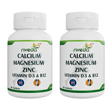Deals and Offers on - Nveda Calcium Supplement 1,000 mg with Vitamin D, Magnesium, Zinc & Vitamin B 12 For Men & Women/For Immunity, Bone & Joint Support -Pack of 2 120 Tablets Deals, Discounts & Offers on - Nveda Calcium Supplement 1,000 mg with Vitamin D, Magnesium, Zinc & Vitamin B 12 For Men & Women/For Immunity, Bone & Joint Support -Pack of 2 120 Tablets