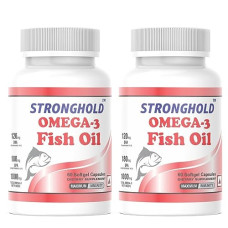 Deals, Discounts & Offers on  - STRONGHOLD OMEGA 3 Fish Oil 120 Soft Gel Capsule |1000mg Omega3| 180mg EPA| 120mg DHA| Improver immunity & Anti-Aging Benefits & Healthy Bones & Joint Function