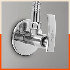 Deals, Discounts & Offers on Home Improvement - Aquila by Bathla - Aries Angle Cock with Flange | Wall Mountable & Corrosion Resistant