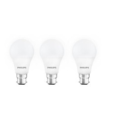 Deals, Discounts & Offers on  - PHILIPS B22 Base Stellar Bright 12-Watt LED Bulb (Crystal White, Pack of 3)