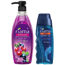 Deals, Discounts & Offers on  - Fiama Blackcurrant And Bearberry Shower Gel, 500ml And Fiama Men Refreshing Pulse Shower Gel, 250ml