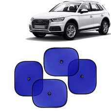 Deals, Discounts & Offers on  - Kingsway Car Window Curtain Sticky Sun Shades for Audi Q5, 2015 Onwards Model, Universal Fit Sunshades