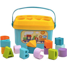 Deals and Offers on - REAVIAN Baby Plastic First Block Shape Sorter,ABCD Shape Early Learning&Educational Toddler Toys Deals, Discounts & Offers on - REAVIAN Baby Plastic First Block Shape Sorter,ABCD Shape Early Learning&Educational Toddler Toys