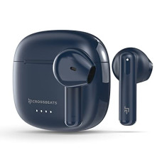Deals, Discounts & Offers on  - CrossBeats Newly launched Atom Bluetooth Truly Wireless in-Earbuds, Quad Mic ENC, EchoBlast, 52 hrs Playtime, 13 mm Drivers, Super lite Weight, Gaming Mode, Smart Touch Control, Snap Charge-Blue
