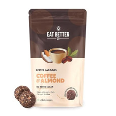 Deals, Discounts & Offers on  - EAT BETTER CO - Better Laddoos - Coffee & Almond - Delicious Sugar-Free Laddoos | Energy-Bar Replacement | Dry-Fruit Laddoo | High Protein and Instant Energy - Pack of 7