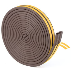 Deals, Discounts & Offers on  - MILEQEE Door Weather Stripping Tape, 0.24inx0.4inx19.7ft (6m), Sealers