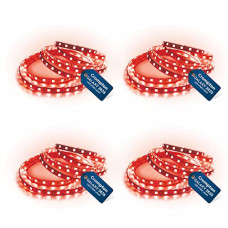 Deals, Discounts & Offers on  - Crompton Plastic 5 Meter Strip Light Red 300 LEDs (Pack of 4) (Without Driver)