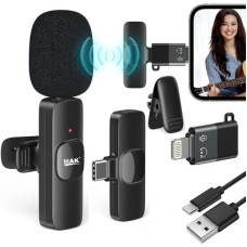 Deals and Offers on - MAK Wireless Lapel Microphone for YouTube, Vlogging, Recording Deals, Discounts & Offers on - MAK Wireless Lapel Microphone for YouTube, Vlogging, Recording