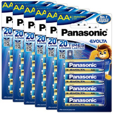 Deals, Discounts & Offers on  - Panasonic Evolta AA Alkaline 1.5V Battery, 20 Times Longer Lasting Than Standard zinc Carbon Batteries,Anti-Leak Seal,Protects Power