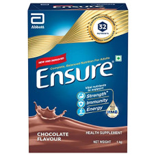 Deals and Offers on - Ensure- Complete Nutrition for Adults with High Protein and 32 immunity nutrients- 1 Kg (Chocolate Flavour) Deals, Discounts & Offers on - Ensure- Complete Nutrition for Adults with High Protein and 32 immunity nutrients- 1 Kg (Chocolate Flavour)