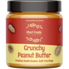 Deals, Discounts & Offers on Food and Health - Khari Foods Natural Crunchy Peanut Butter, Healthy Spreads, High Protein, No Added Sugar 300 g