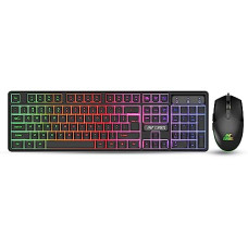 Deals and Offers on - Ant Esports KM1650 Gaming Keyboard & Mouse Combo, Wired Backlit Rainbow LED Keyboard & 3200 DPI Gaming Mouse Deals, Discounts & Offers on - Ant Esports KM1650 Gaming Keyboard & Mouse Combo, Wired Backlit Rainbow LED Keyboard & 3200 DPI Gaming Mouse
