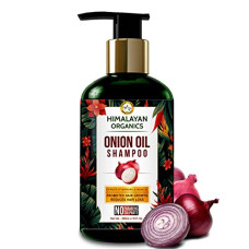 Deals and Offers on - Himalayan Organics Onion Oil Shampoo - No Parabens & No Sulphate - 300ml Deals, Discounts & Offers on - Himalayan Organics Onion Oil Shampoo - No Parabens & No Sulphate - 300ml