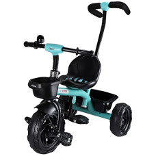 Deals and Offers on - Mommers MacToy For Kids|Baby Trikes|Tricycle with Parental Push Handle|Boys|Girls|Age_Group 2 to 5 Years MM_7001 (Sea Green) Deals, Discounts & Offers on - Mommers MacToy For Kids|Baby Trikes|Tricycle with Parental Push Handle|Boys|Girls|Age_Group 2 to 5 Years MM_7001 (Sea Green)