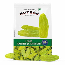 Deals and Offers on - Nutraj Long Raisin 500g | Kishmish |Super Rich in Iron & Vitamin B Dry Fruits Deals, Discounts & Offers on - Nutraj Long Raisin 500g | Kishmish |Super Rich in Iron & Vitamin B Dry Fruits